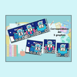 Atelier de correspondance des lettres – Thème Hiver – GS-CP