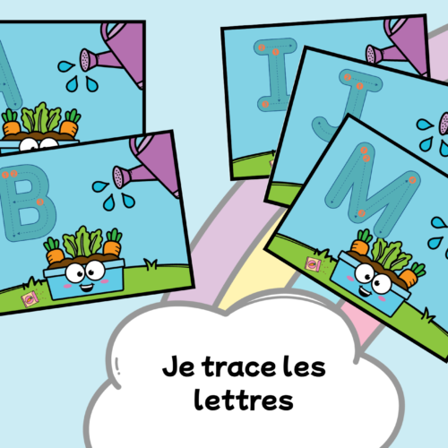 Atelier Tracer les lettres capitales PS – Alphabet à tracer maternelle